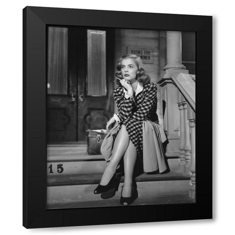 Lizabeth Scott, The Strange Love of Martha Ivers, 1946 Black Modern Wood Framed Art Print with Double Matting by Vintage Hollywood Archive