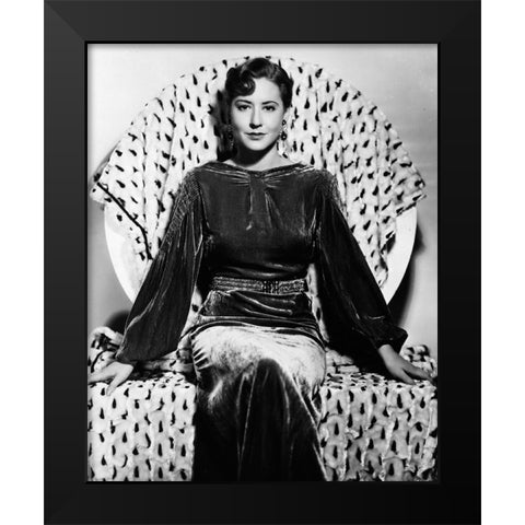 Mae Clarke, 1932 Black Modern Wood Framed Art Print by Vintage Hollywood Archive