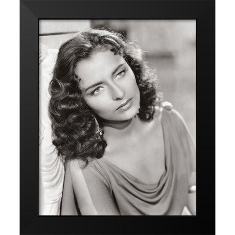 Marina Berti Black Modern Wood Framed Art Print by Vintage Hollywood Archive