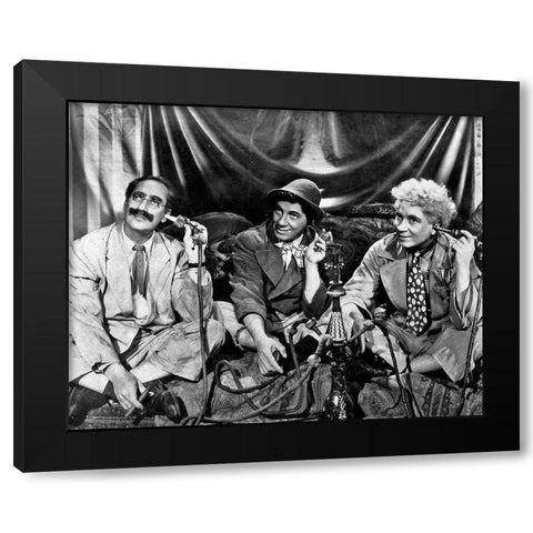 Marx Brothers Black Modern Wood Framed Art Print with Double Matting by Vintage Hollywood Archive