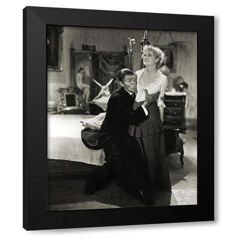 Miriam Hopkins, Fredric March,Â Dr. Jekyll and Mr. Hyde, 1931 Black Modern Wood Framed Art Print with Double Matting by Vintage Hollywood Archive