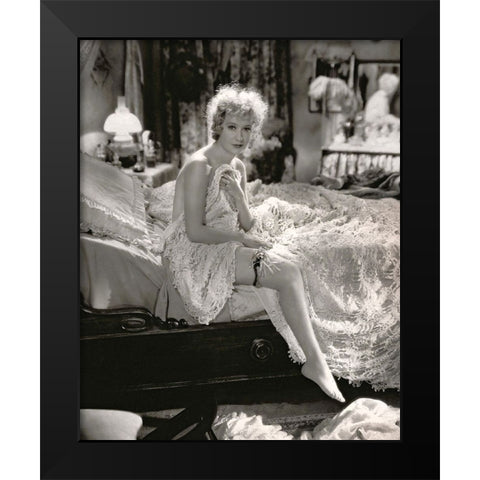 Miriam Hopkins,Â Dr. Jekyll and Mr. Hyde, 1931 Black Modern Wood Framed Art Print by Vintage Hollywood Archive