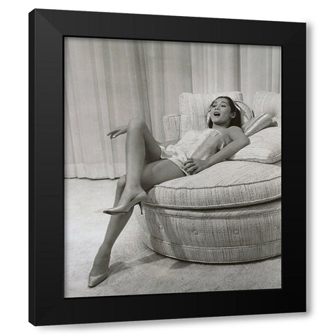 Nancy Kwan,Â Flower Drum Song, 1961 Black Modern Wood Framed Art Print by Vintage Hollywood Archive