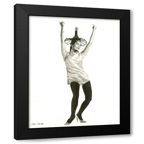 Nancy Kwan,Â Flower Drum Song, 1961 Black Modern Wood Framed Art Print with Double Matting by Vintage Hollywood Archive
