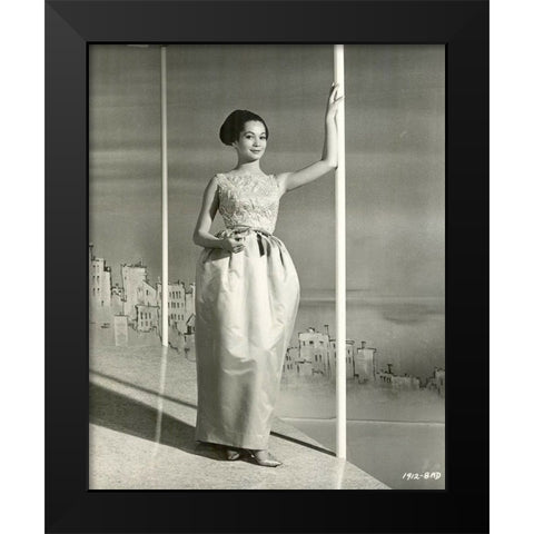Nancy Kwan,Â Flower Drum Song, 1961 Black Modern Wood Framed Art Print by Vintage Hollywood Archive