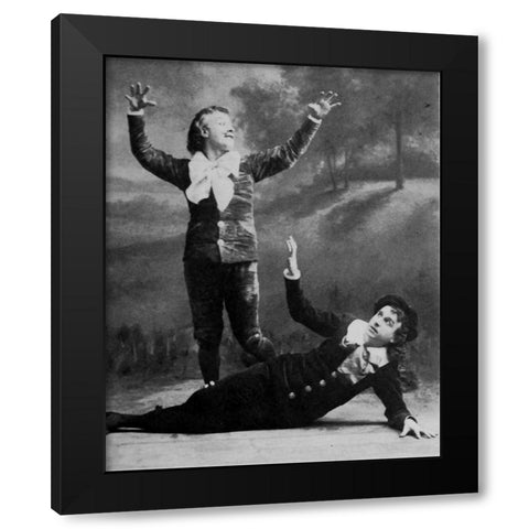 Patience Black Modern Wood Framed Art Print by Vintage Hollywood Archive
