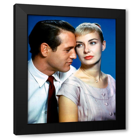 Paul Newman,Â Joanne Woodward, The Long, Hot Summer, 1958 Black Modern Wood Framed Art Print by Vintage Hollywood Archive