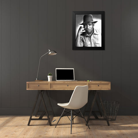 Paul Robeson Black Modern Wood Framed Art Print by Vintage Hollywood Archive