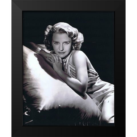 Priscilla Lane, 1939 Black Modern Wood Framed Art Print by Vintage Hollywood Archive