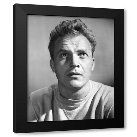Ralph Meeker, 1952 Black Modern Wood Framed Art Print with Double Matting by Vintage Hollywood Archive