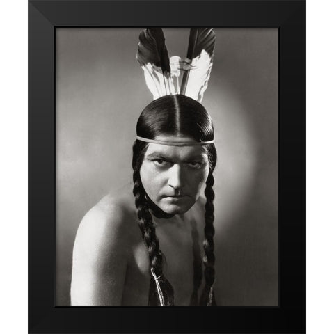 Richard Barthelmess, Massacre Black Modern Wood Framed Art Print by Vintage Hollywood Archive