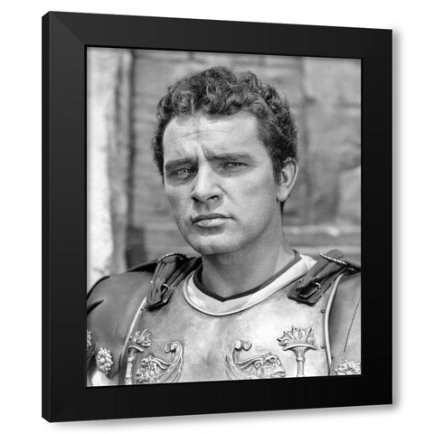 Richard Burton, The Robe, 1953 Black Modern Wood Framed Art Print by Vintage Hollywood Archive