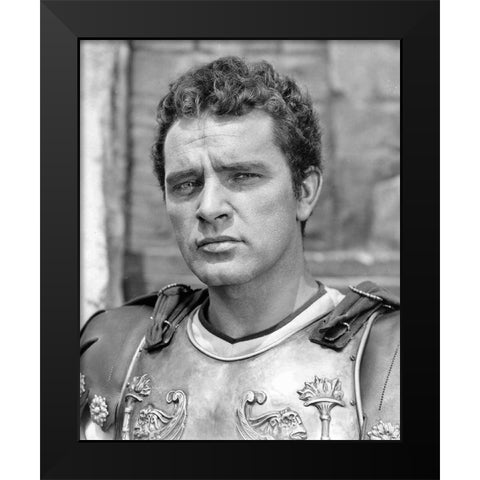 Richard Burton, The Robe, 1953 Black Modern Wood Framed Art Print by Vintage Hollywood Archive
