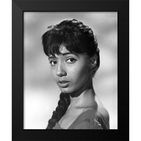 Rosenda Monteros, The Magnificent Seven, 1960 Black Modern Wood Framed Art Print by Vintage Hollywood Archive