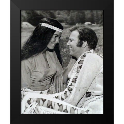 Star Trek, The Paradise Syndrome Black Modern Wood Framed Art Print by Vintage Hollywood Archive