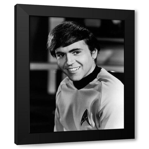 Walter Koenig, Star Trek Black Modern Wood Framed Art Print by Vintage Hollywood Archive