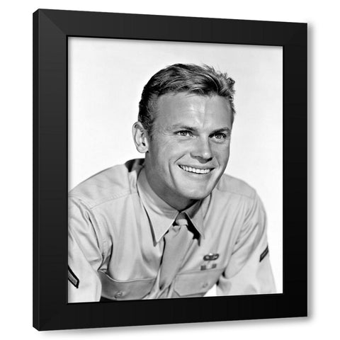 Tab Hunter, Battle Cry, 1955 Black Modern Wood Framed Art Print with Double Matting by Vintage Hollywood Archive