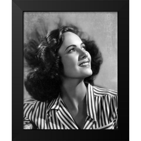 Teresa Wright, Shadow of a Doubt, 1943 Black Modern Wood Framed Art Print by Vintage Hollywood Archive
