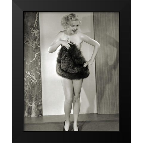 Toby Wing, 42nd Street, 1933 Black Modern Wood Framed Art Print by Vintage Hollywood Archive