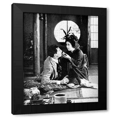 Tsuru Aoki, The Breath of the Gods, 1920 Black Modern Wood Framed Art Print by Vintage Hollywood Archive