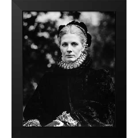 Vanessa Redgrave, Mary Queen of Scots Black Modern Wood Framed Art Print by Vintage Hollywood Archive