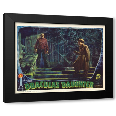 Draculas Daughter-1936 Black Modern Wood Framed Art Print by Vintage Hollywood Archive
