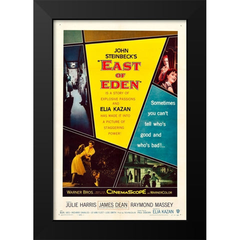 East of Eden-1955 Black Modern Wood Framed Art Print by Vintage Hollywood Archive