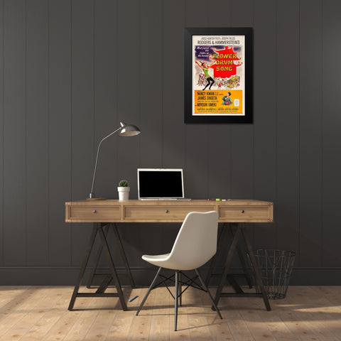 Flower Drum Song-1962 Black Modern Wood Framed Art Print by Vintage Hollywood Archive