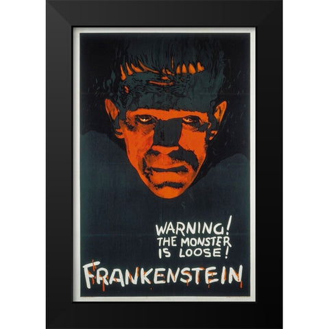 Frankenstein-1931 Black Modern Wood Framed Art Print by Vintage Hollywood Archive