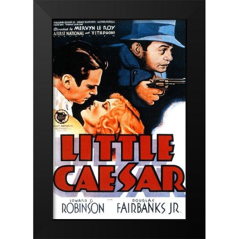 Little Caesar-1931 Black Modern Wood Framed Art Print by Vintage Hollywood Archive