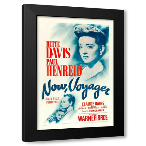Now Voyager-1942 Black Modern Wood Framed Art Print with Double Matting by Vintage Hollywood Archive