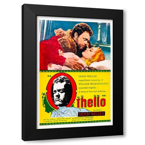 Othello-1955 Black Modern Wood Framed Art Print with Double Matting by Vintage Hollywood Archive