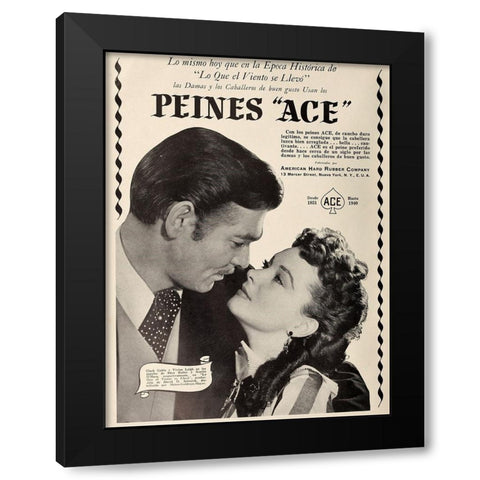 Peines Ace-1941 Black Modern Wood Framed Art Print with Double Matting by Vintage Hollywood Archive
