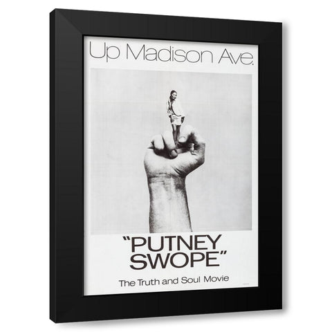 Putney Swope-1969 Black Modern Wood Framed Art Print by Vintage Hollywood Archive