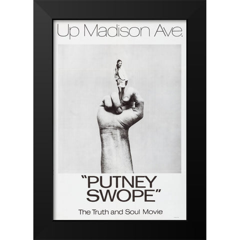 Putney Swope-1969 Black Modern Wood Framed Art Print by Vintage Hollywood Archive