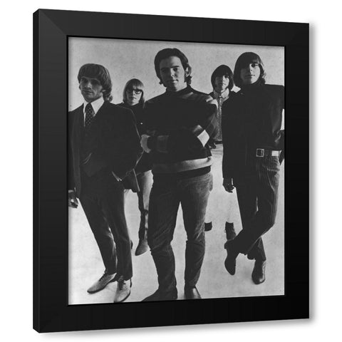 Chocolate Watch Band-1966 Black Modern Wood Framed Art Print by Vintage Music Archive