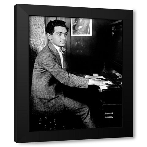 Irving Berlin-1906 Black Modern Wood Framed Art Print with Double Matting by Vintage Music Archive