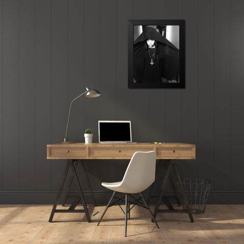 Photo of M. Lamar Black Modern Wood Framed Art Print by Vintage Music Archive