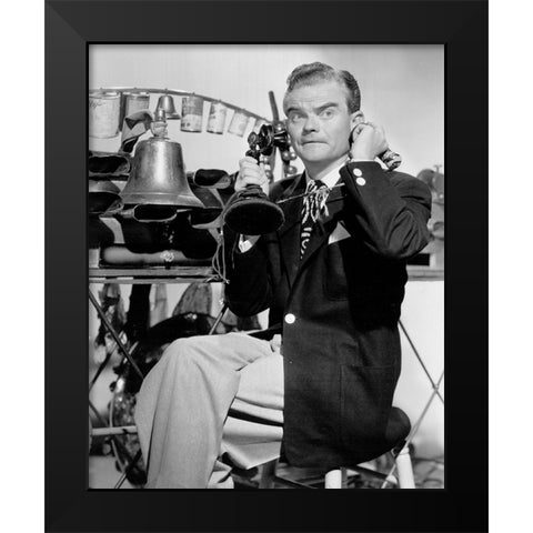 Spike Jones-1948 Black Modern Wood Framed Art Print by Vintage Music Archive