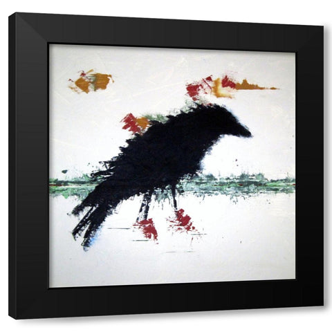 Dredging the Sound Black Modern Wood Framed Art Print with Double Matting by Clement, Diane