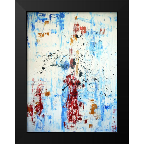 Hit Black Modern Wood Framed Art Print by Clement, Diane