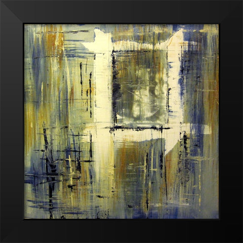 New Year Reflection Black Modern Wood Framed Art Print by Clement, Diane