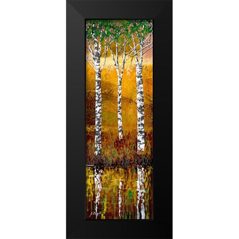 Betulle Black Modern Wood Framed Art Print by Borelli, Guido