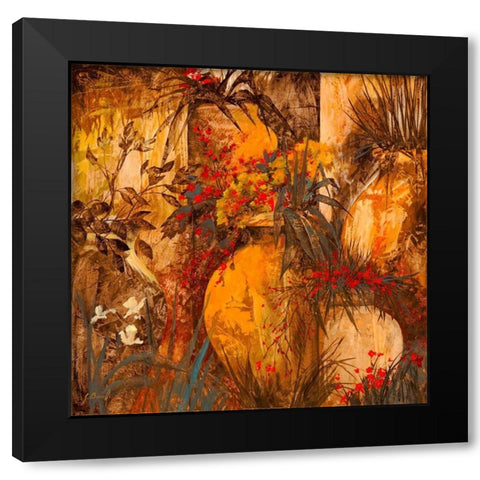 Orci Ocra Black Modern Wood Framed Art Print by Borelli, Guido