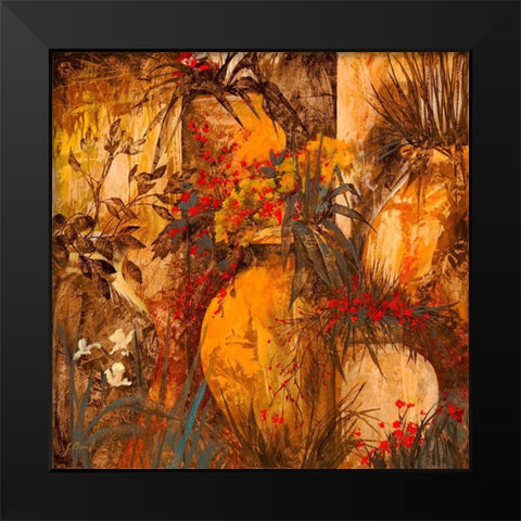 Orci Ocra Black Modern Wood Framed Art Print by Borelli, Guido