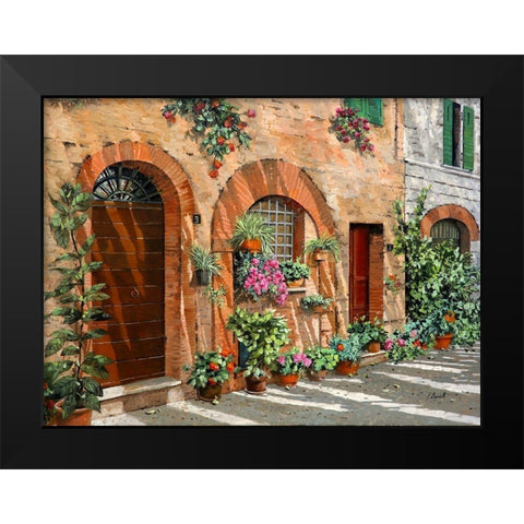 Viaggio in Toscana Black Modern Wood Framed Art Print by Borelli, Guido