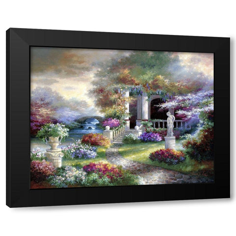 Enter The Light Black Modern Wood Framed Art Print by Lee, James