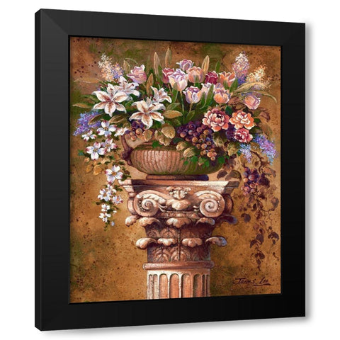 Victorian Romance I Black Modern Wood Framed Art Print with Double Matting by Lee, James