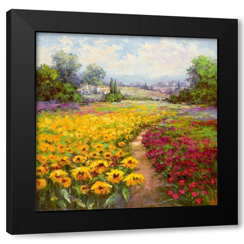 Tuscan Pleasures I Black Modern Wood Framed Art Print with Double Matting by Hulsey