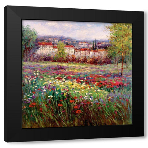 Tuscan Pleasures II Black Modern Wood Framed Art Print by Hulsey